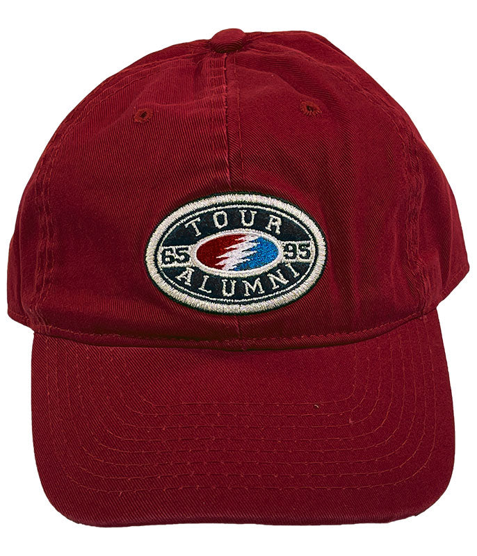 Grateful Dead - Oval Bolt Red Cap