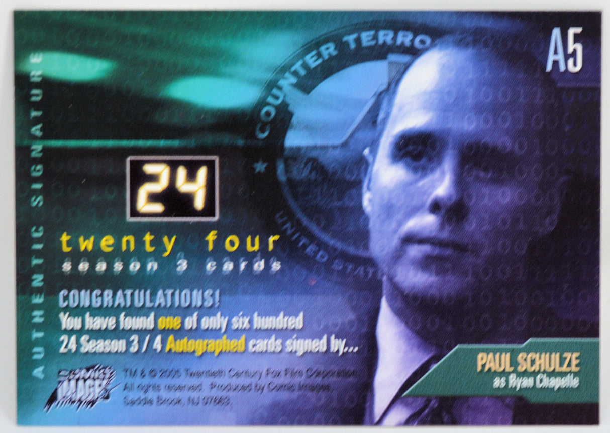 Schulze, Paul - 24 Autograph