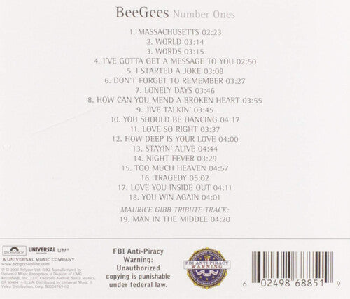 Bee Gees - Number Ones (CD)