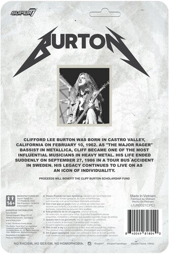 Metallica - Cliff Burton ReAction Figure