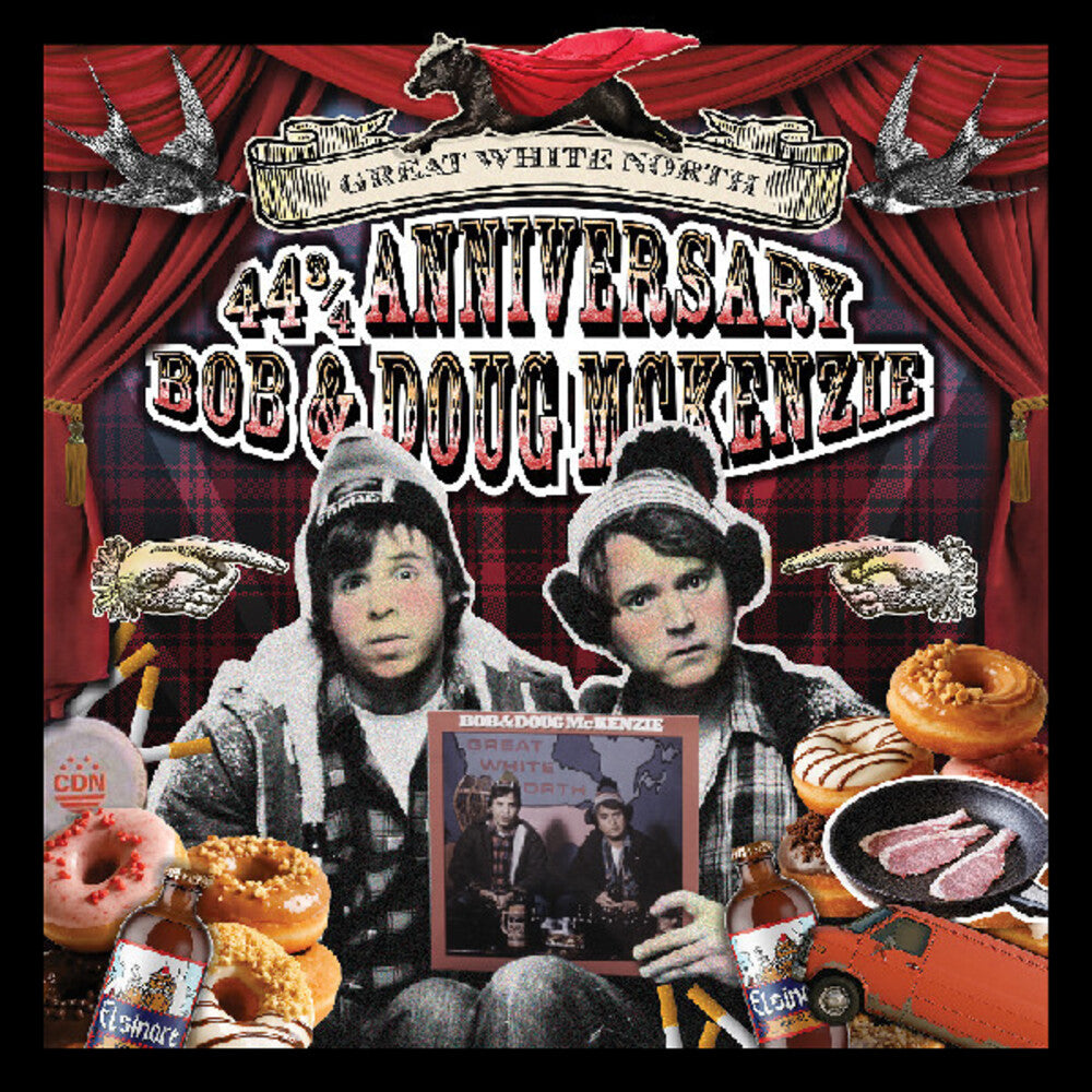 the album cover for Bob Mckenzie & Doug - Great White North & Strange Brew 44 3/4