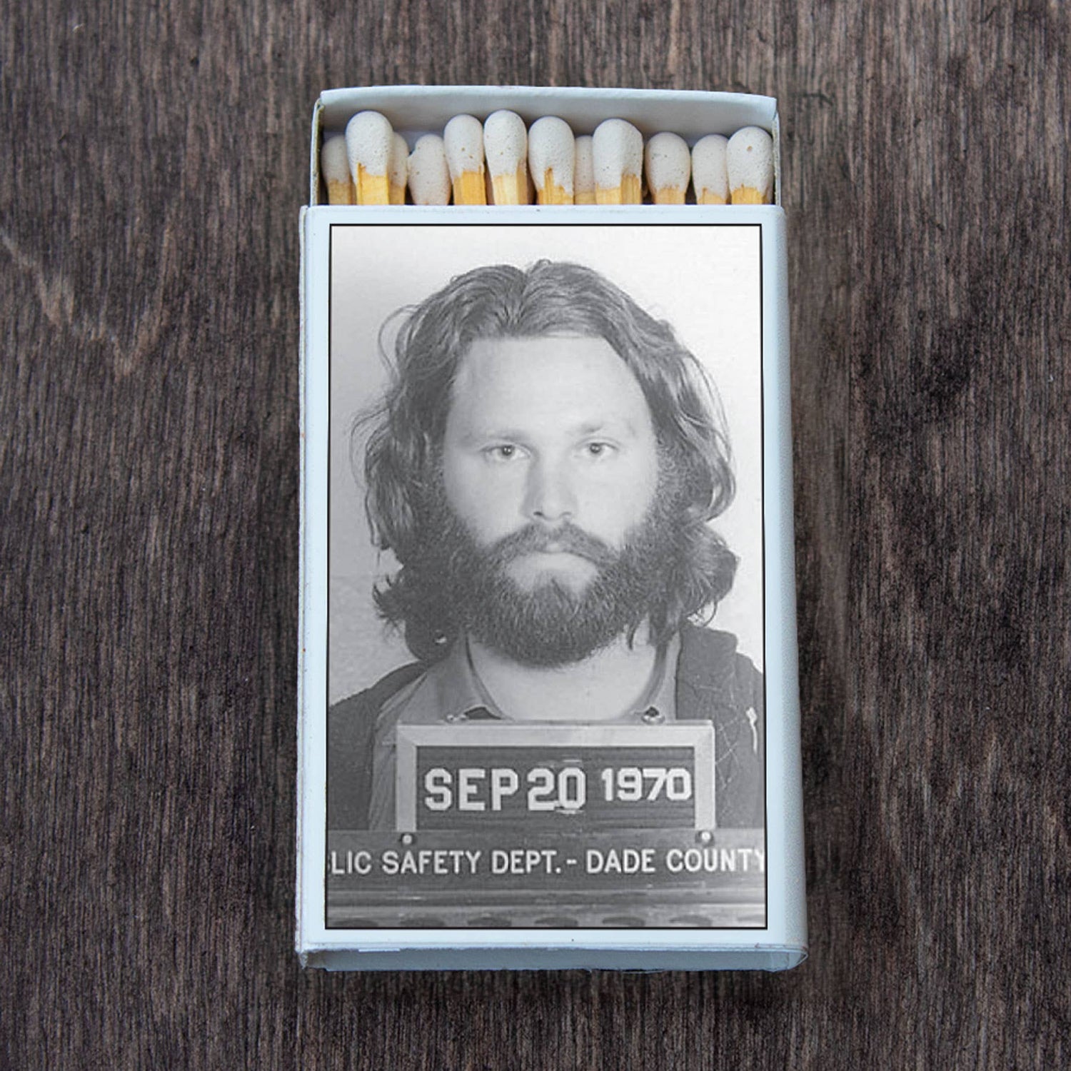 Jim Morrison - Mugshot Matchbox