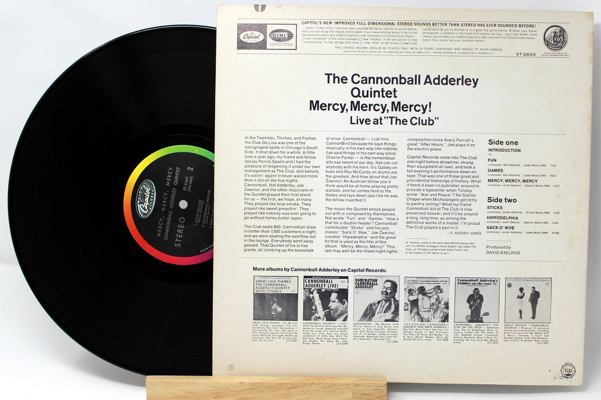 Adderley, Cannonball - Mercy, Mercy, Mercy!
