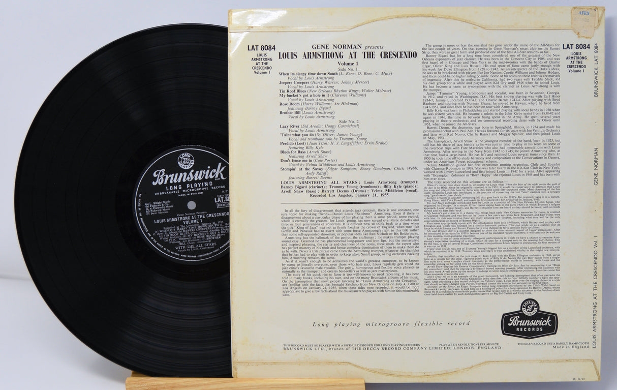 Armstrong, Louis - At Crescendo Vol 1