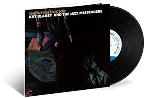 Vinyl record and cover titled 'The Witch Doctor' by Art Blakey and the Jazz Messengers.