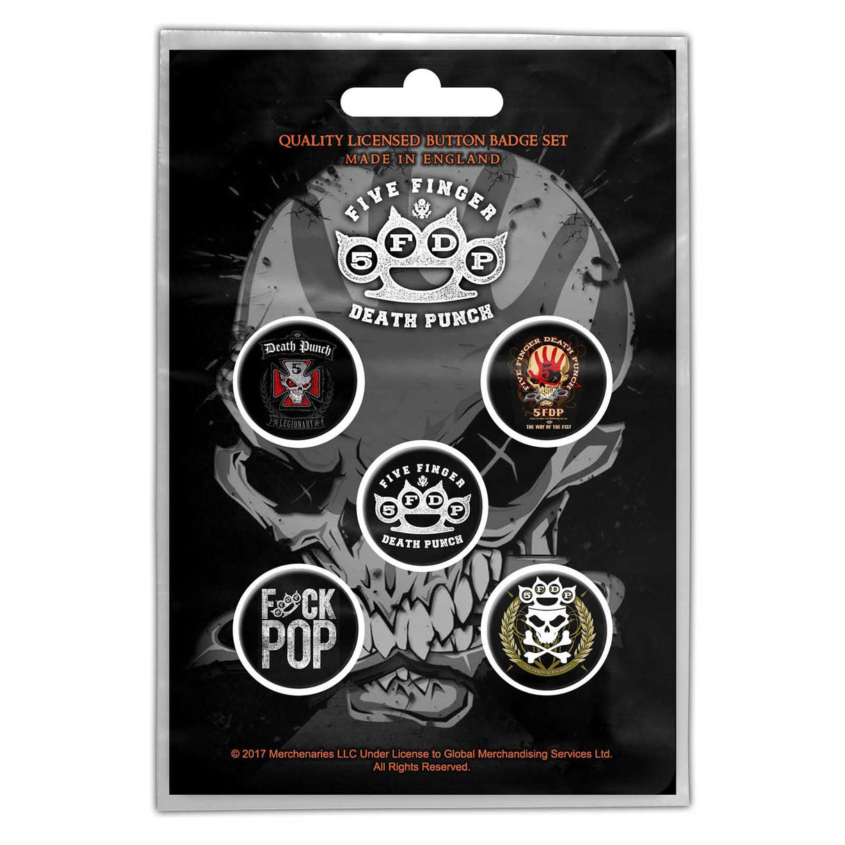 Five Finger Death Punch - Buttons Pack