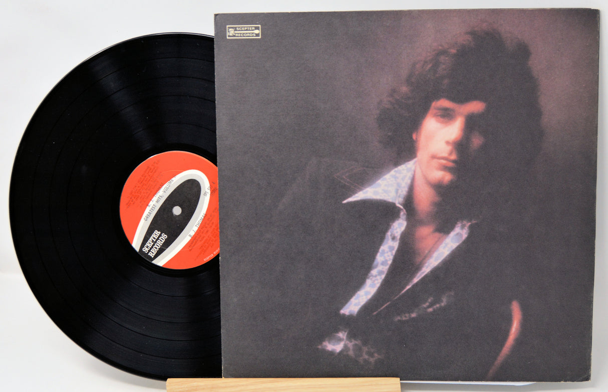 Vinyl record with a portrait on the cover