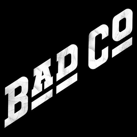White 'BAD CO' text on a black background