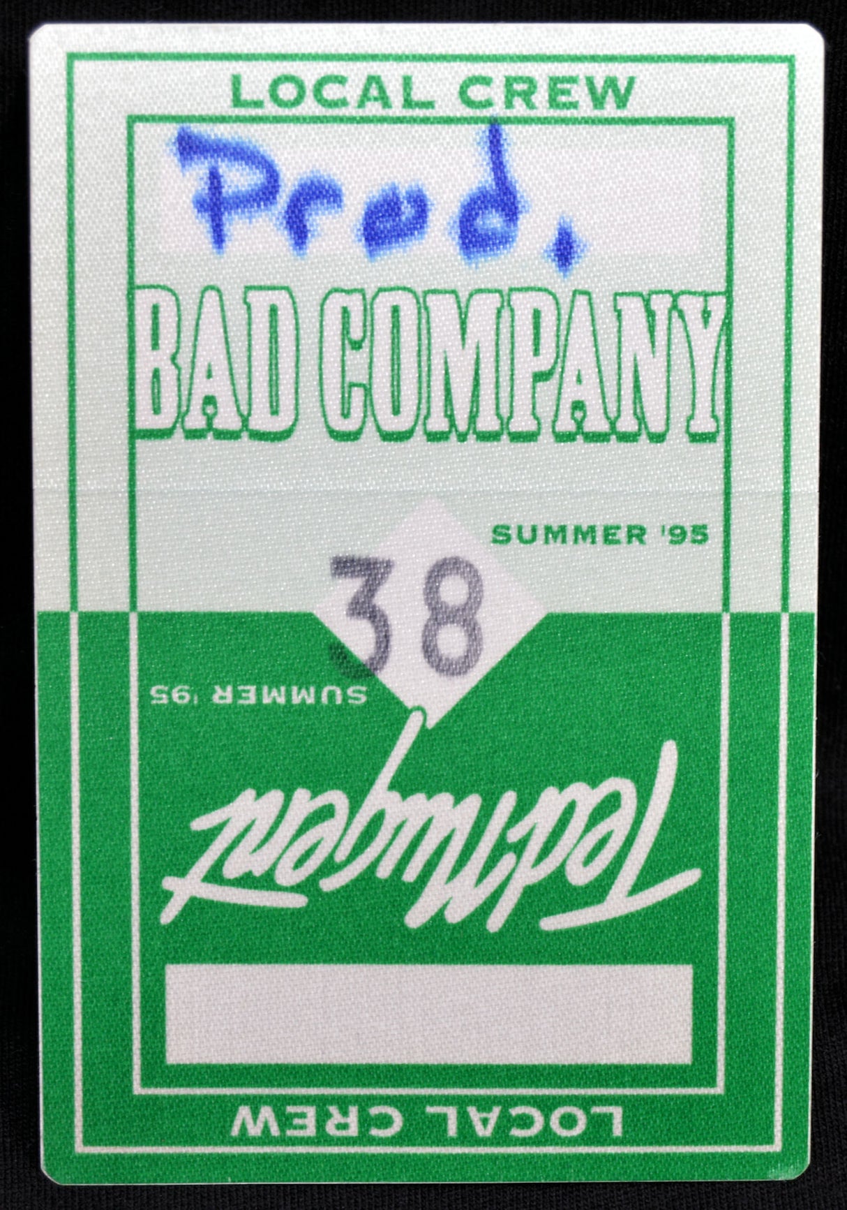 Bad Company / Ted Nugent - '95 Backstage Pass