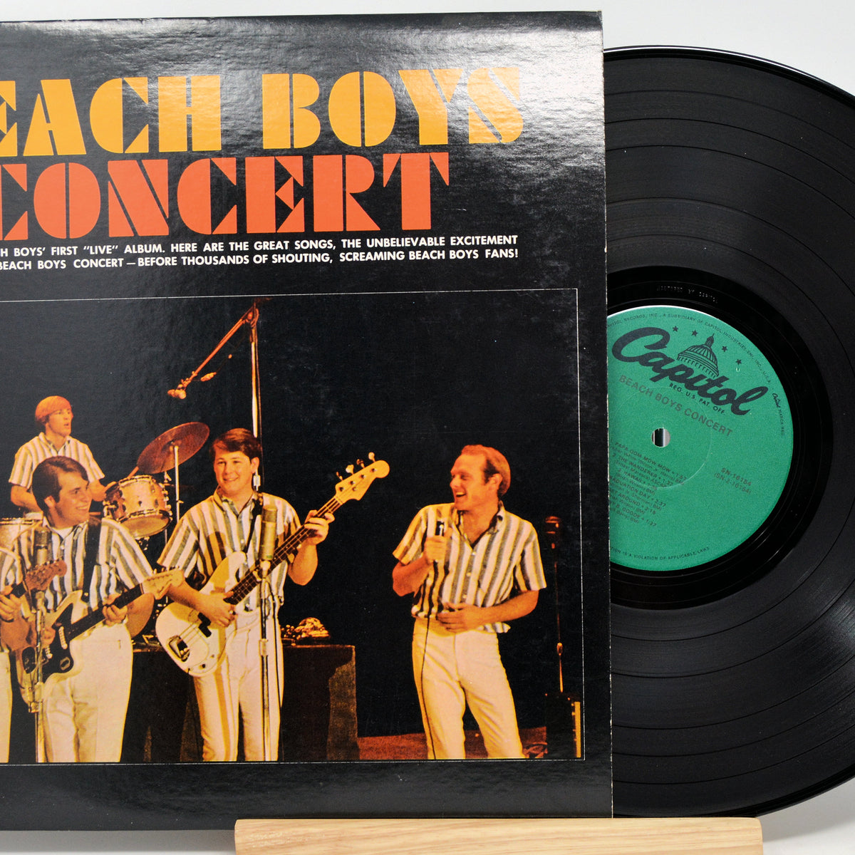 THE BEACH BOYS Signed Album Concert COA Hologram main image 0