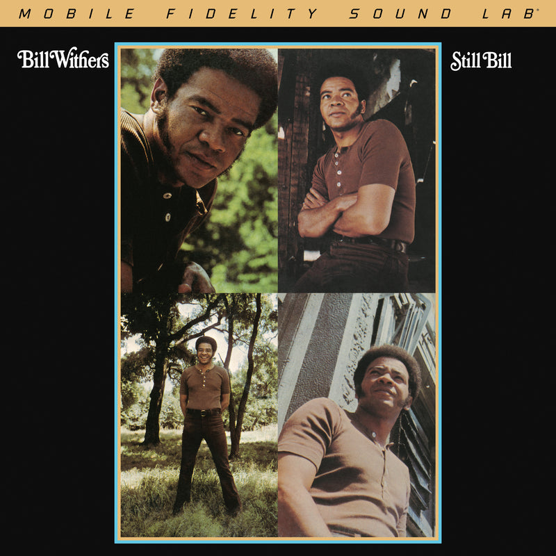 Collage of a man in various poses with 'Bill Withers' and 'Still Bill' text at the top.