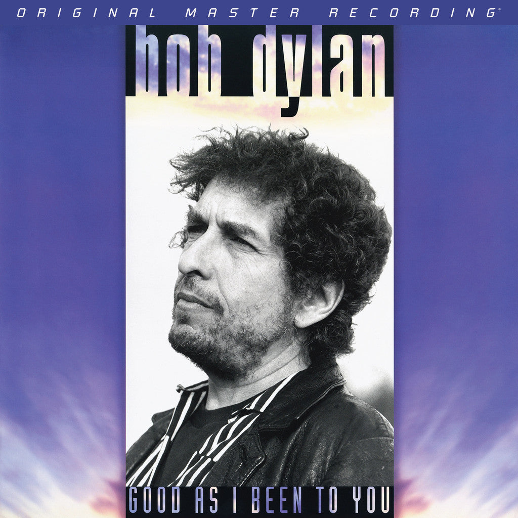 Album cover featuring a portrait of a person with text 'Bob Dylan' and 'Good As I Been To You'.