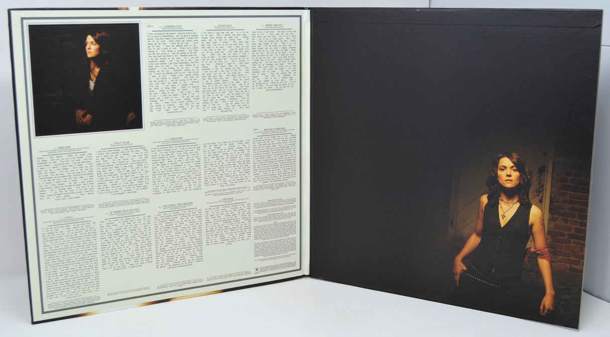 Brandi Carlile Give Up The Ghost gatefold with lyrics and artist portraits