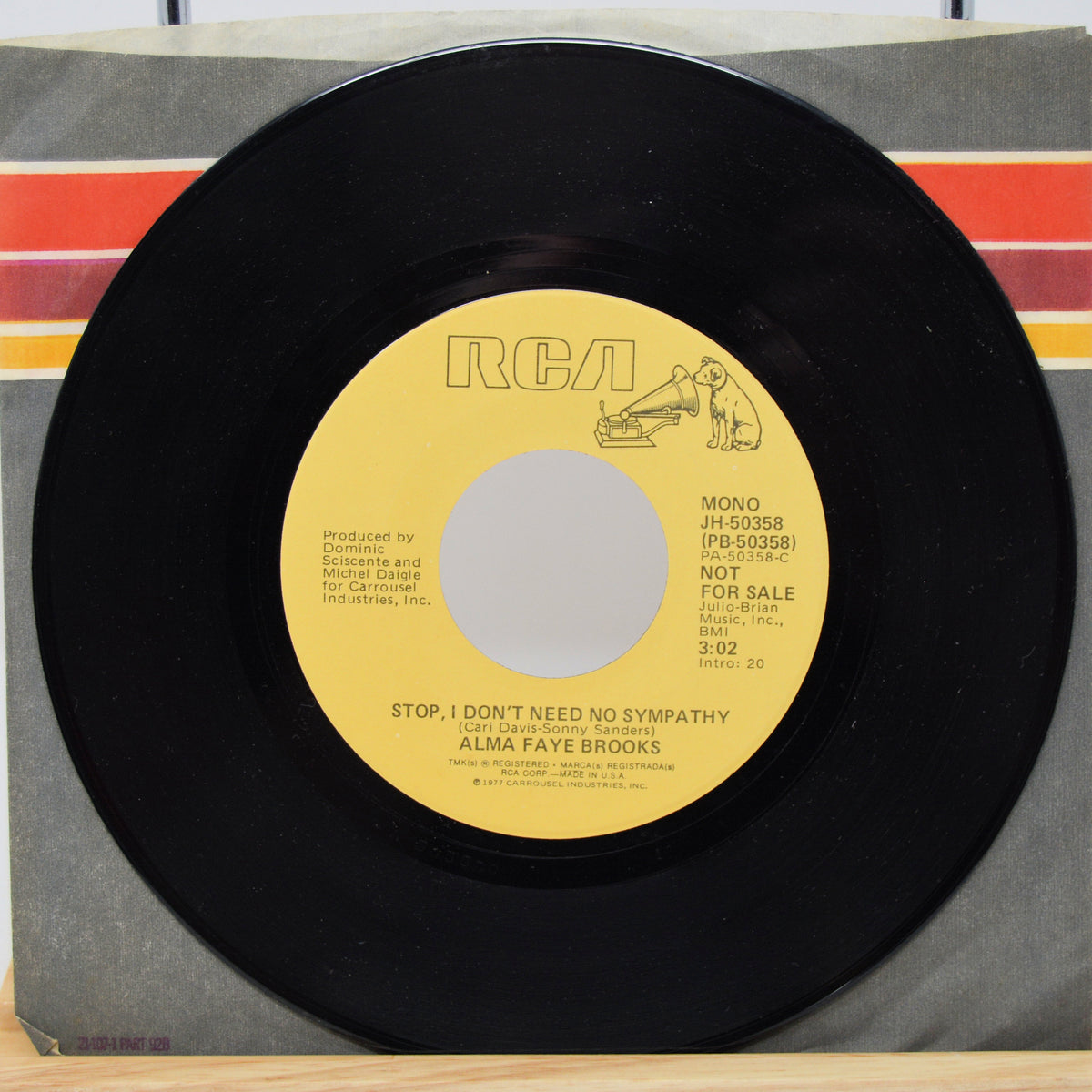 Brooks, Alma Faye Stop, I Don't Need No Sympathy Joe's Albums