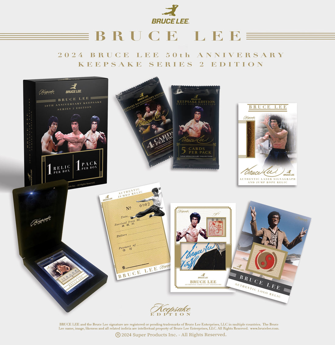 Bruce Lee 50th Anniversary Keepsake Series 2 Edition
