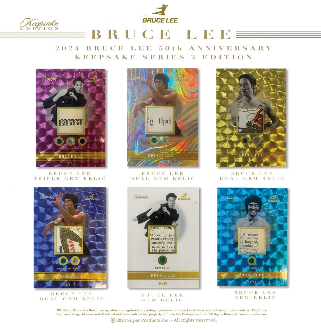 Bruce Lee 50th Anniversary Keepsake Series 2 Edition