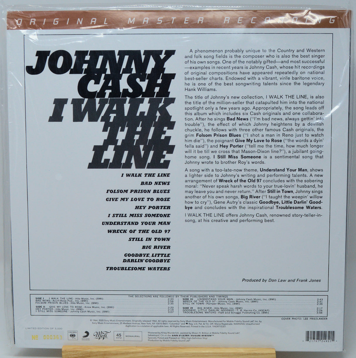 Cash, Johnny - I Walk The Line (MFSL)