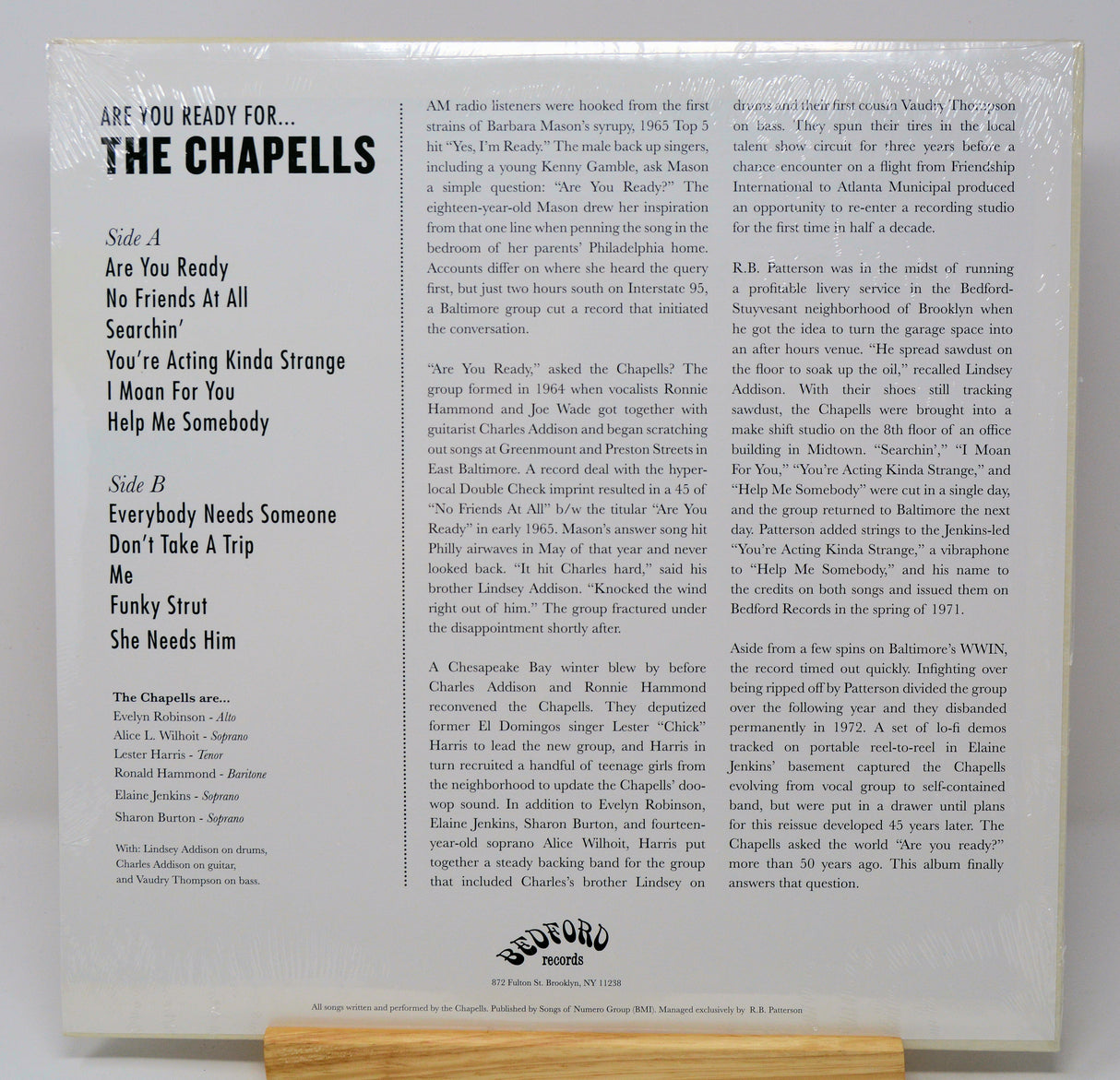 Chapells, The - Are You Ready For