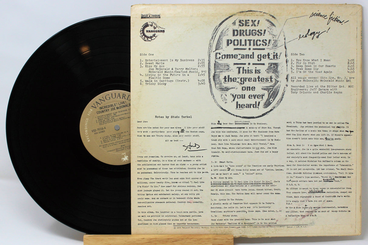 Country Joe - Incredible! Live!