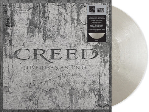 Creed Live in San Antonio limited edition gray marble vinyl record with album cover