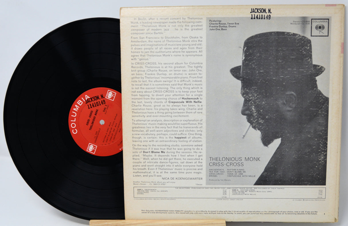 Monk, Thelonious - Criss-Cross