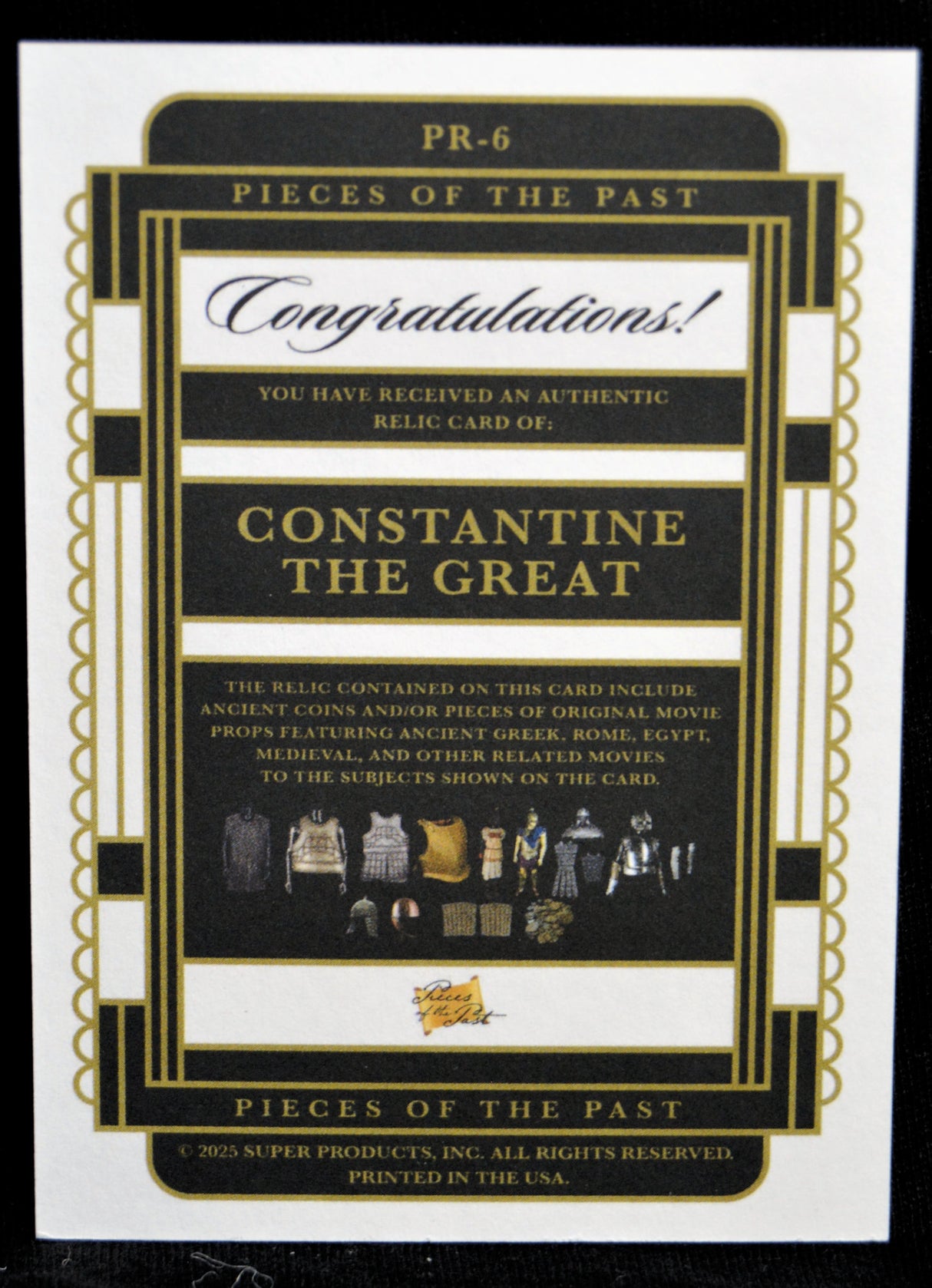 Constantine The Great - Keepsake Pieces of the Past RELIC Card