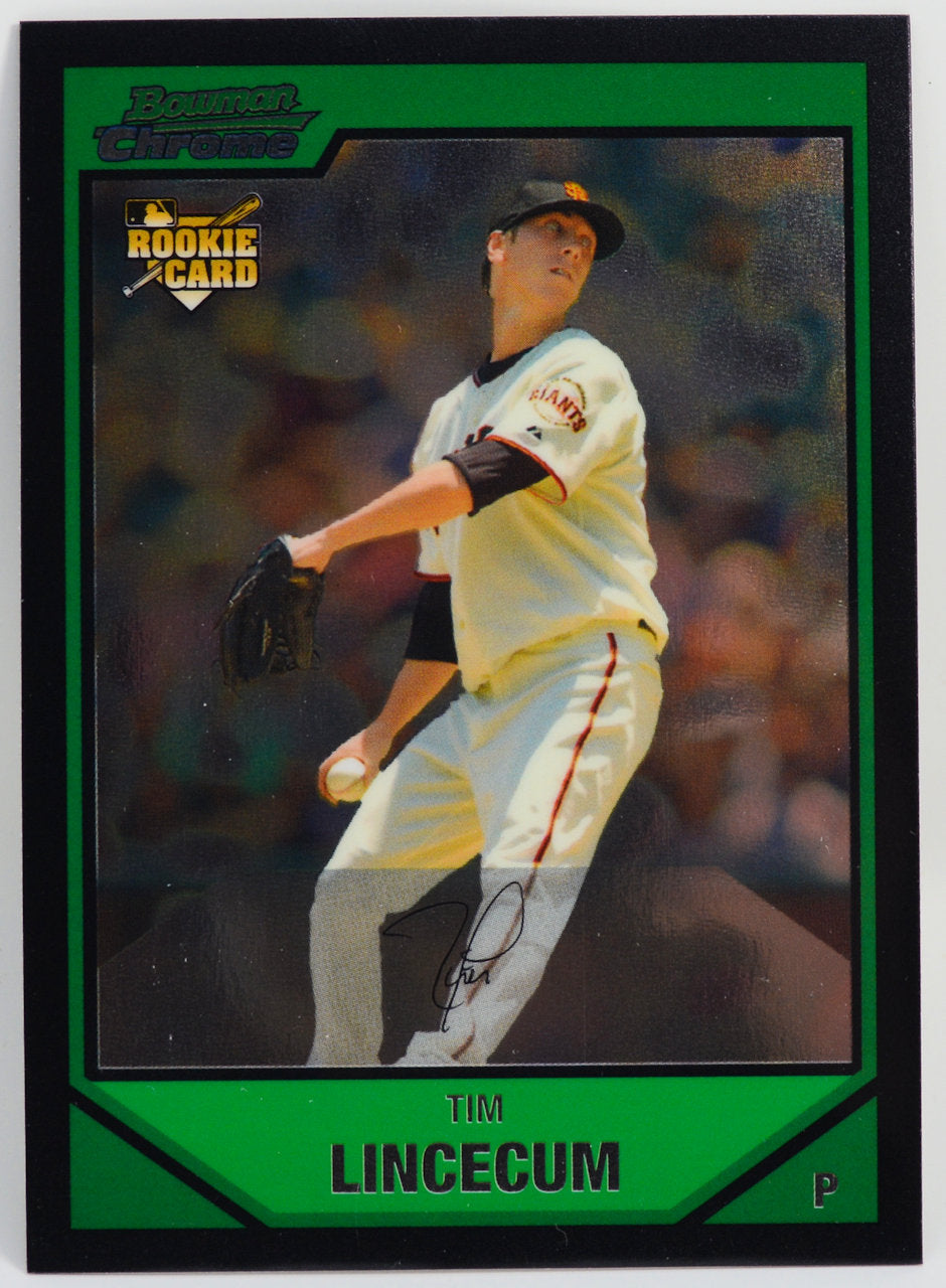 Lincecum, Tim - 2007 Bowman Chrome Draft