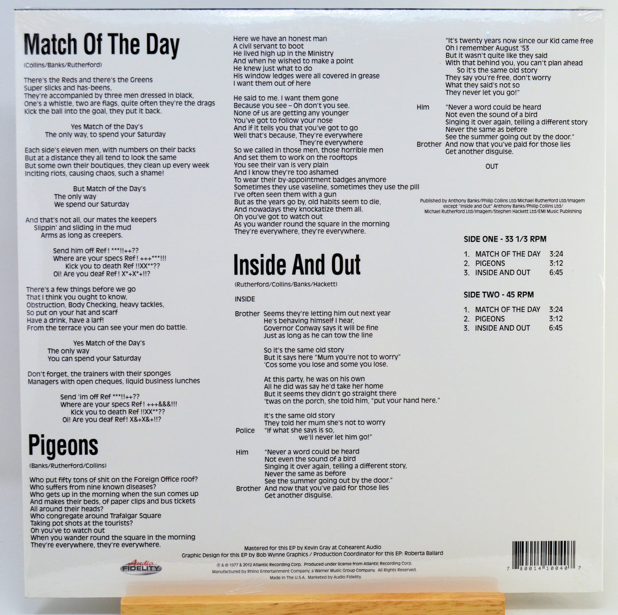 Genesis - Spot The Pigeon