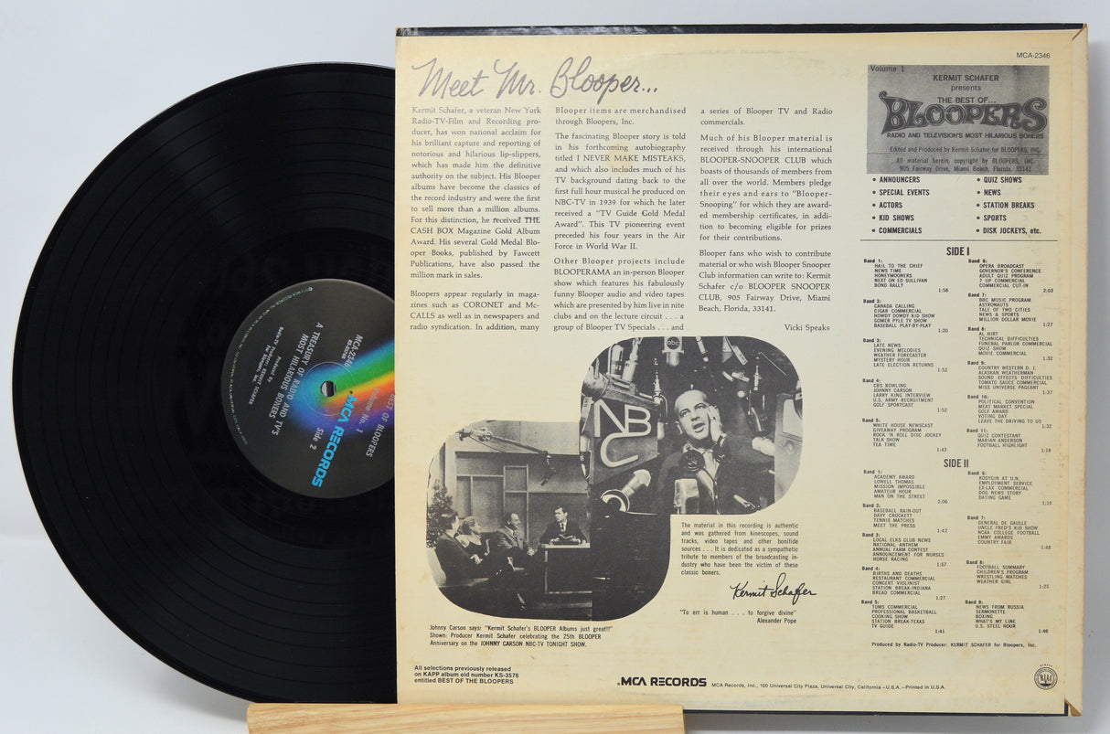 Miscellaneous - Kermit Schafer - The Best Of...Bloopers