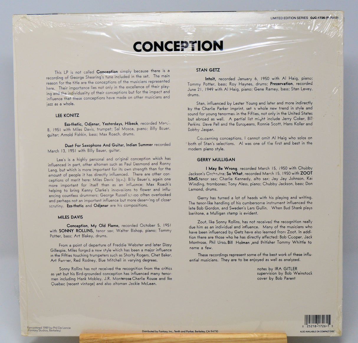 Davis, Miles - Conception