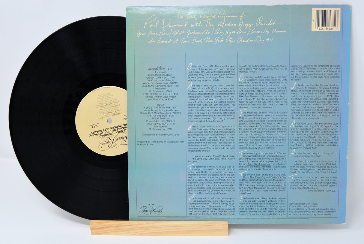 Desmond, Paul - Only Recorded Perfomance