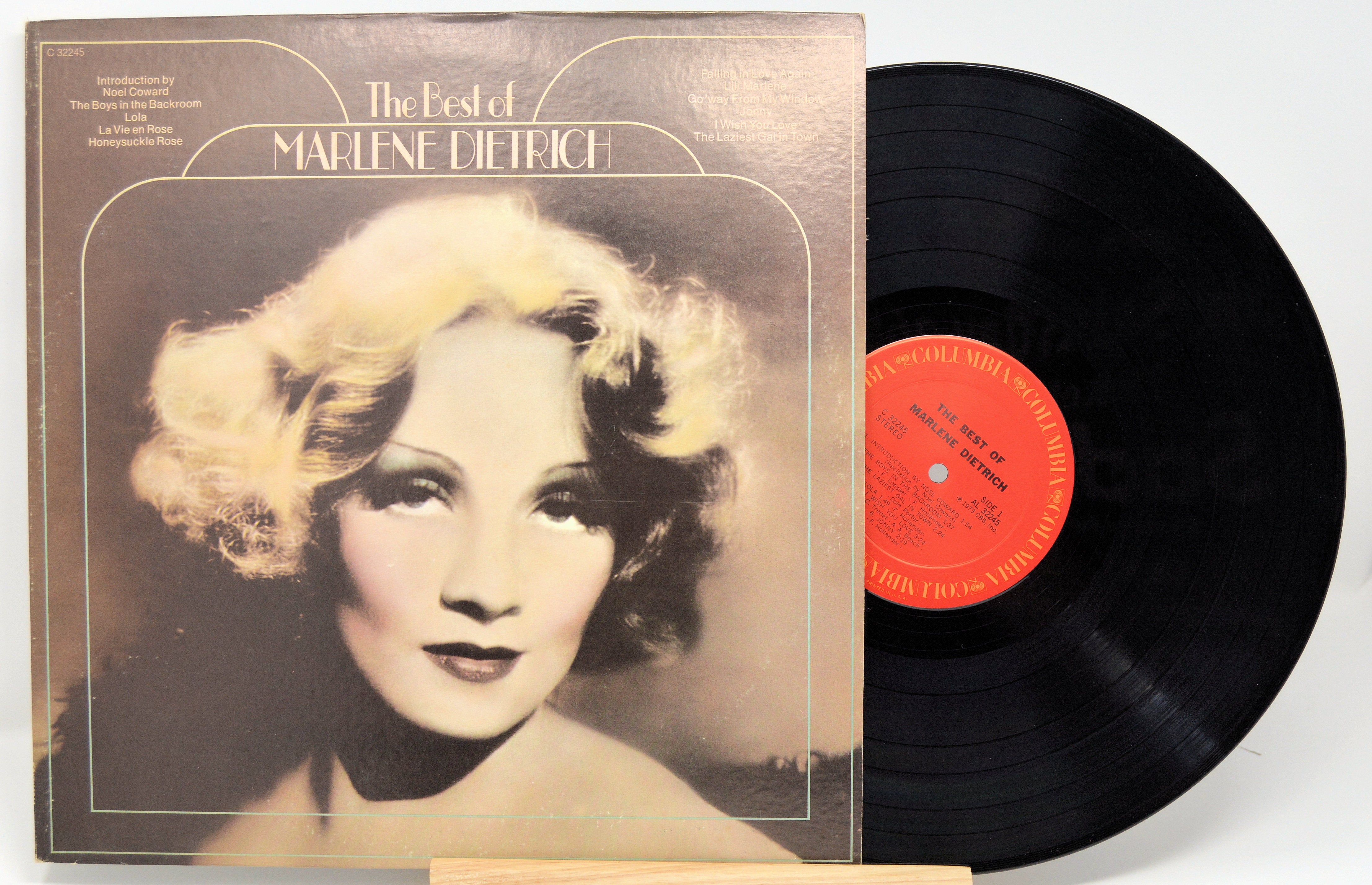 Marlene Dietrich - Best Of, Vinyl Record Album LP, Columbia