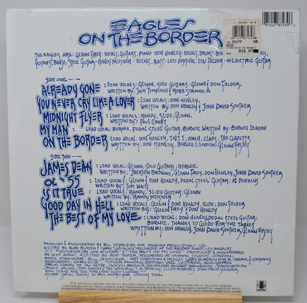 Eagles - On The Border