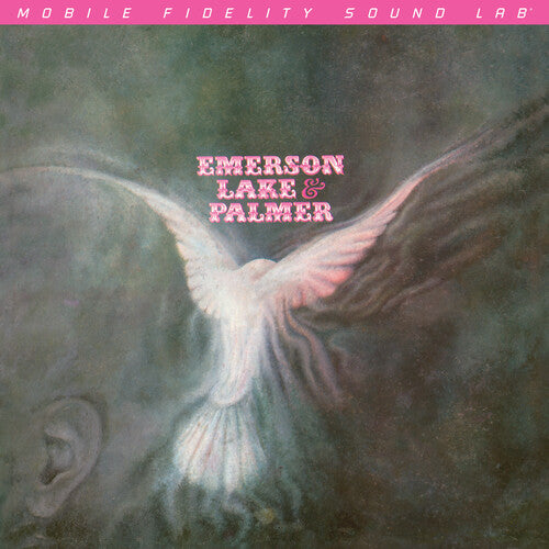 Album cover with a dove and ear, featuring 'Emerson Lake & Palmer' and 'Mobile Fidelity Sound Lab'.