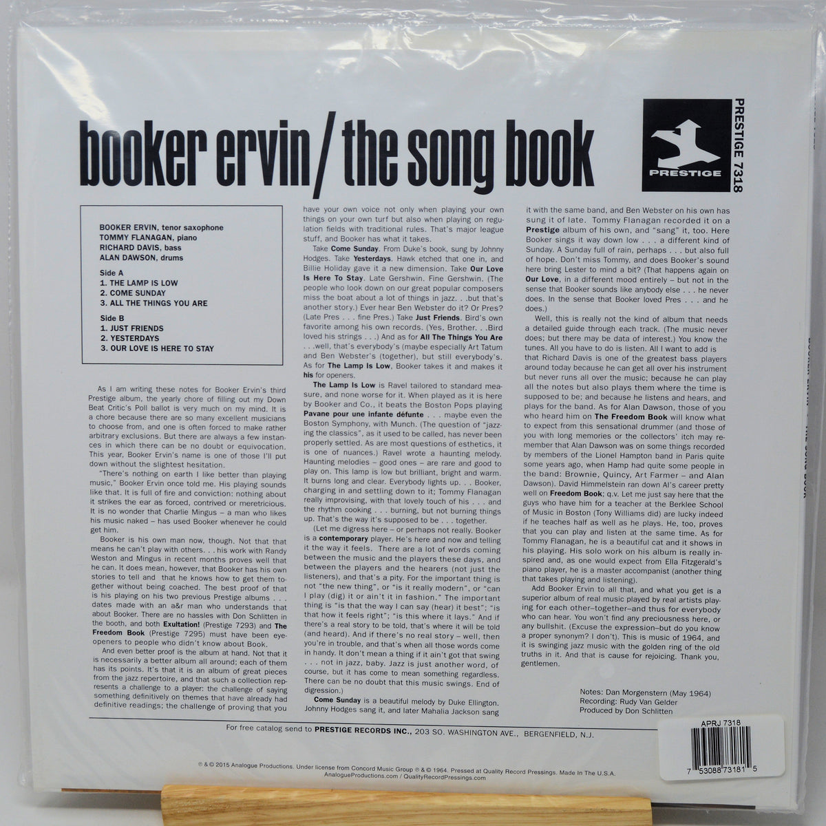 Ervin, Booker - The Song Book (AP)
