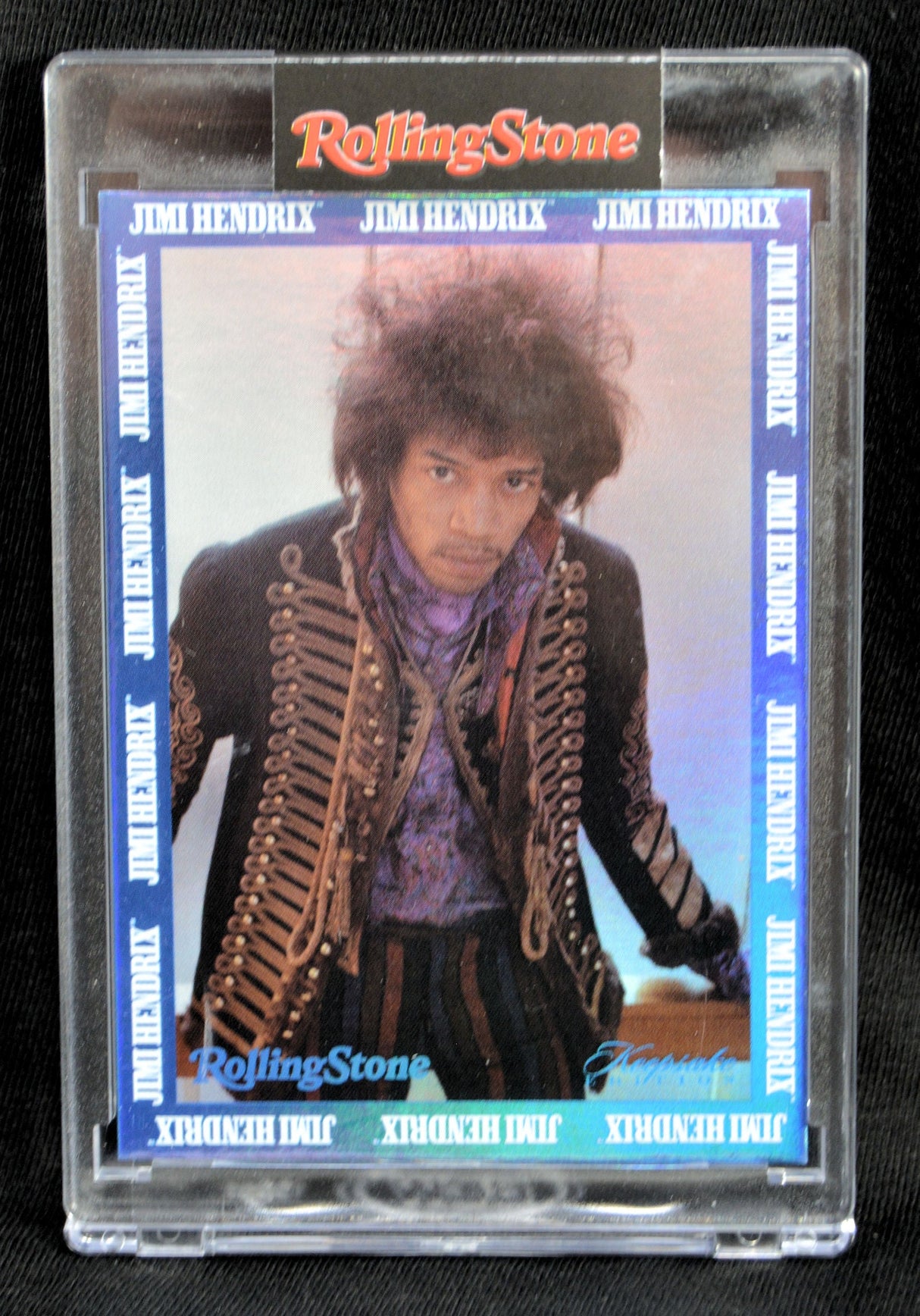 Limited edition Rolling Stone keepsake card featuring Jimi Hendrix portrait