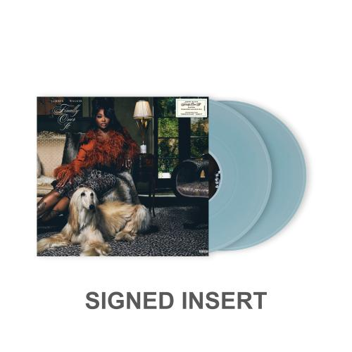 Family Soul II album limited edition double light-blue vinyl with signed insert