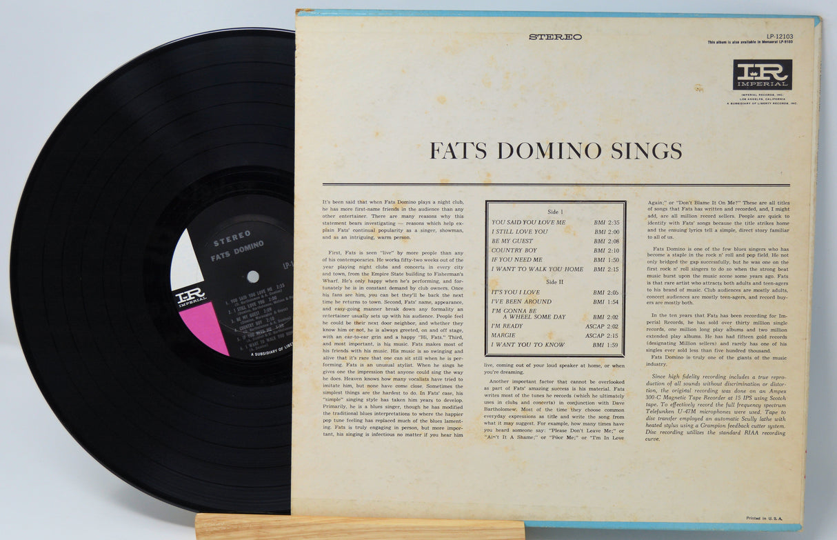 Fats Domino - Sings