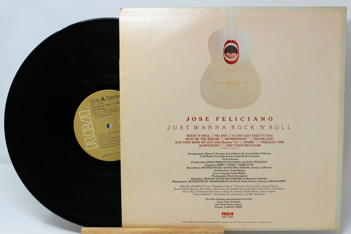 Feliciano, Jose - Just Wanna Rock 'N' Roll