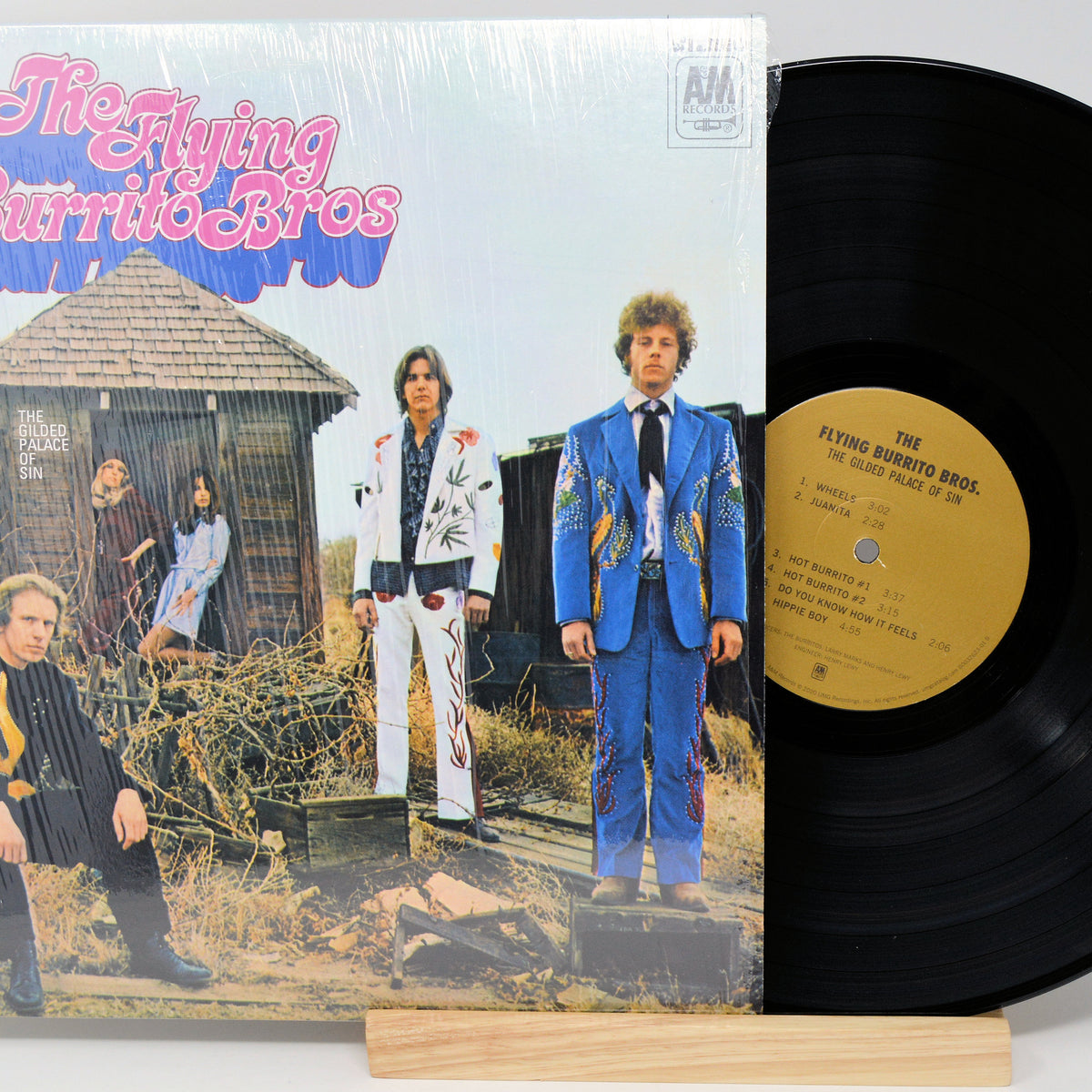 Flying Burrito Bros Gilded Palace Of Sin, vinyl Record Album LP Joe