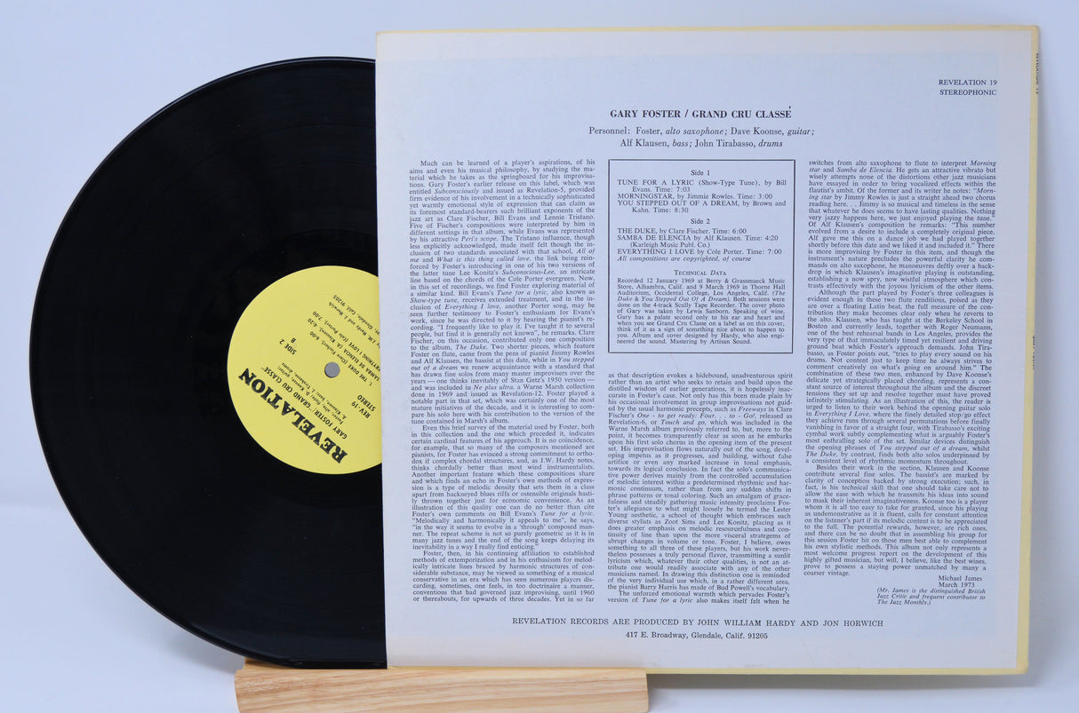 Foster, Gary - Grand Cru Classe