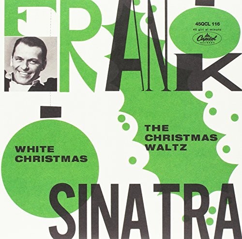Frank Sinatra Christmas record cover featuring White Christmas and The Christmas Waltz