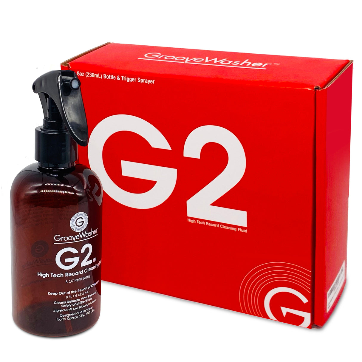 GrooveWasher - G2 8 oz Bottle & Trigger