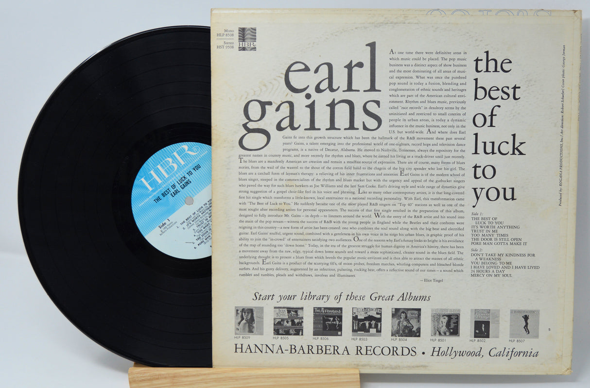Gains, Earl - Best Of Luck To You
