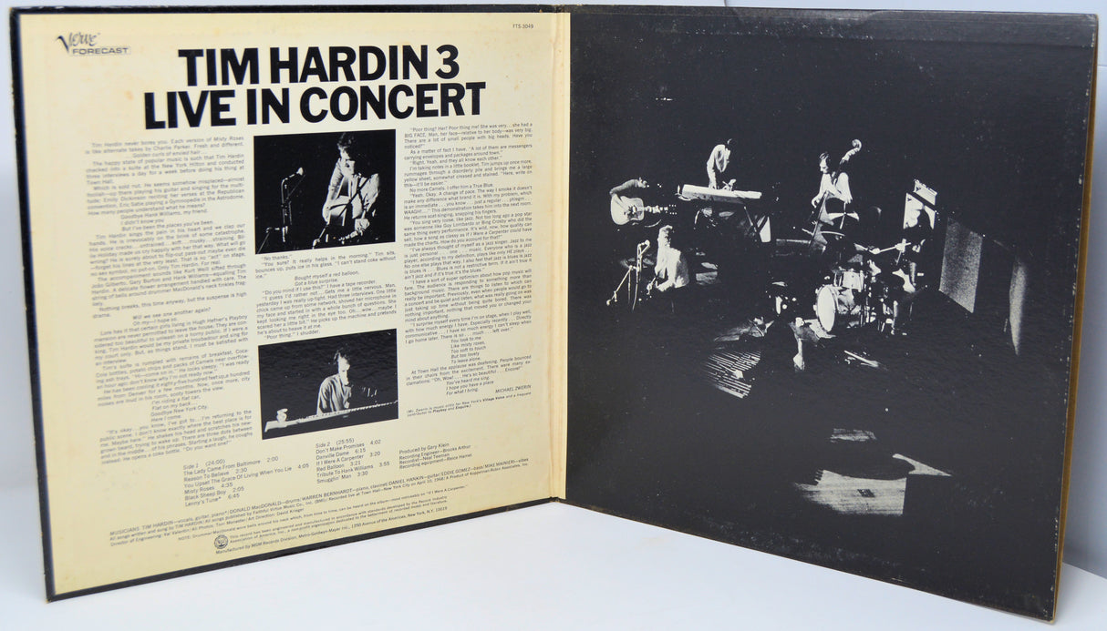 Hardin, Tim - 3 Live In Concert