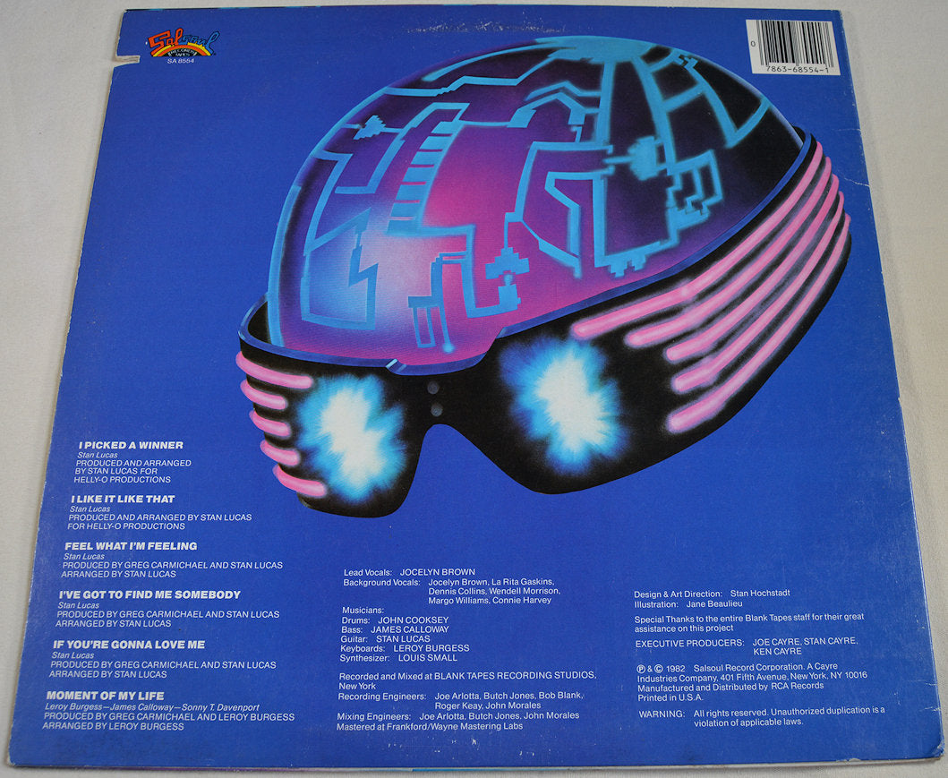 Back cover of Inner Life II featuring futuristic helmet art and track list details