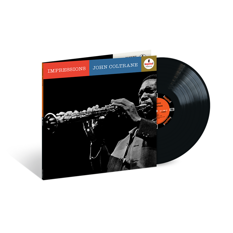 Vinyl record with cover featuring a jazz musician playing a saxophone, on a white background.