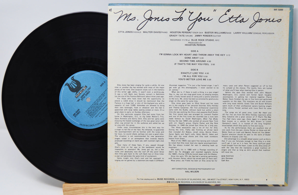 Jones, Etta - Ms Jones To You