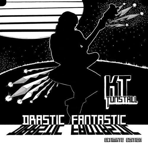 Album cover with silhouette of a person playing guitar against a starry night sky, featuring the artist's name and album title.