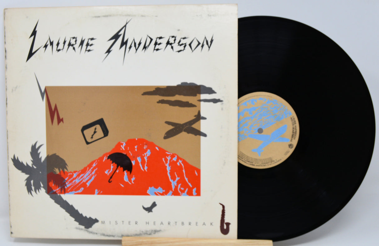 Vinyl record with cover featuring artwork and text